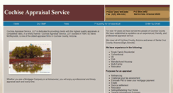 Desktop Screenshot of cochiseappraisal.com