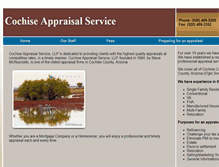 Tablet Screenshot of cochiseappraisal.com